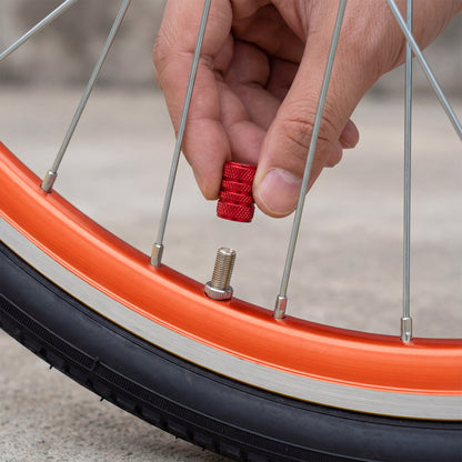 Red Valve Stem Caps (4-Pack)
